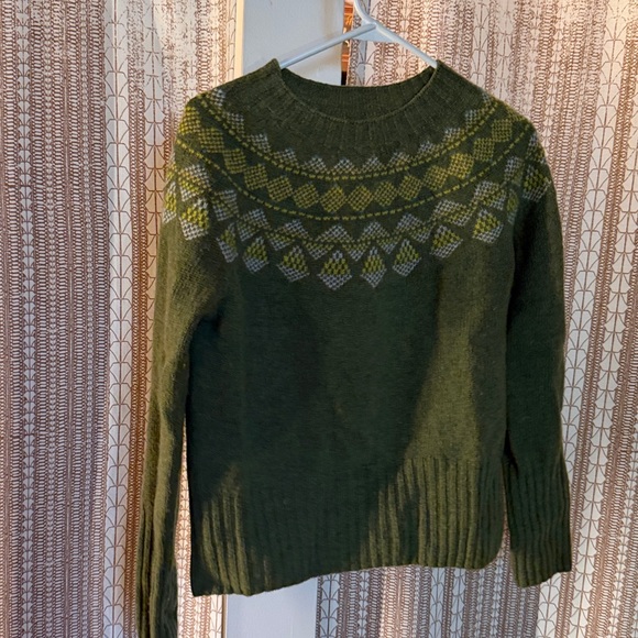 Beautiful Toast hand woven Donegal wool sweater with unusual details. - Picture 1 of 3